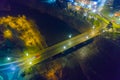 ÃÂ»agaÃâ, city in Poland, night panorama of the city.